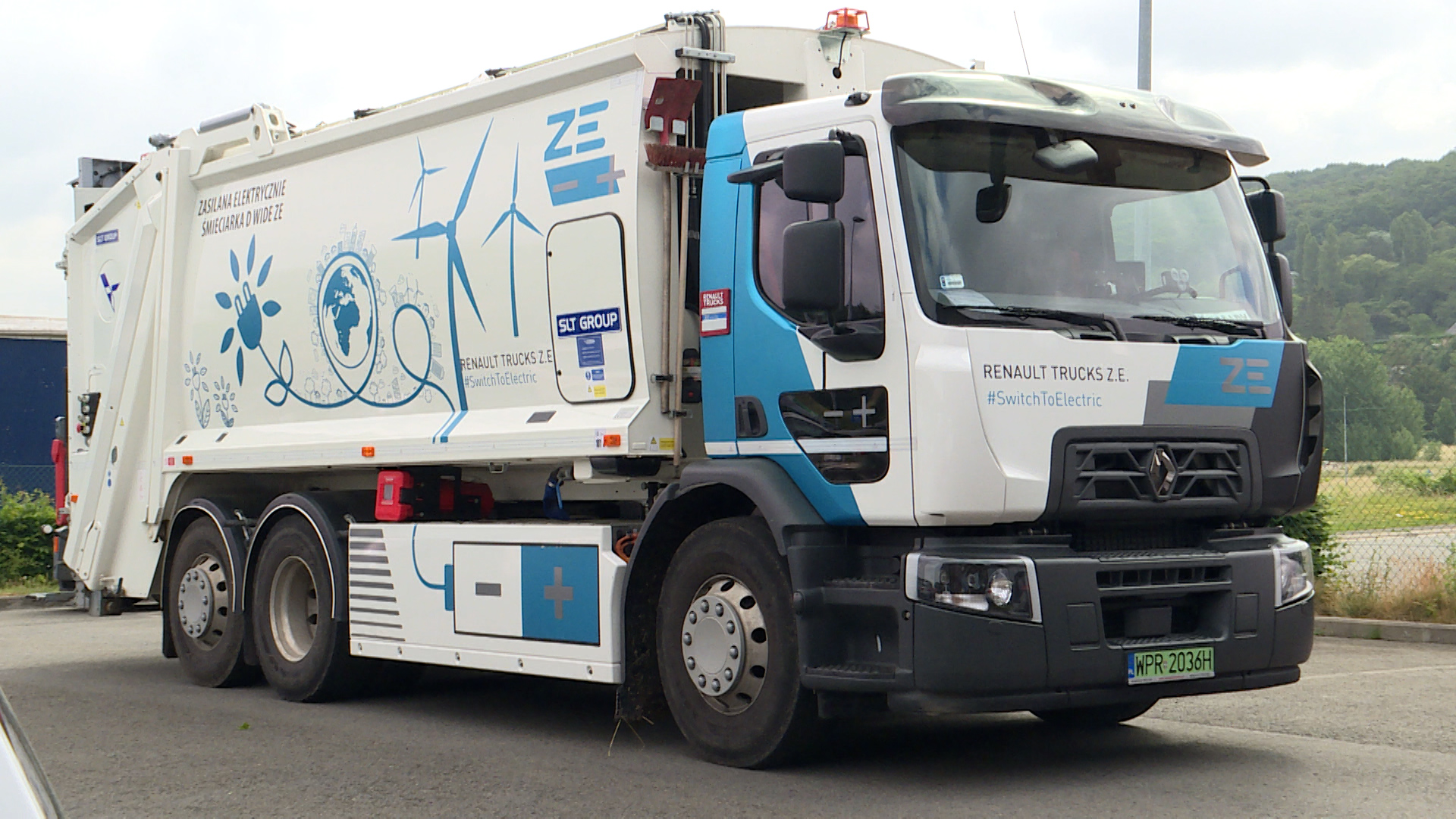 Collecte des déchets : un camion poubelle 100% électrique en test