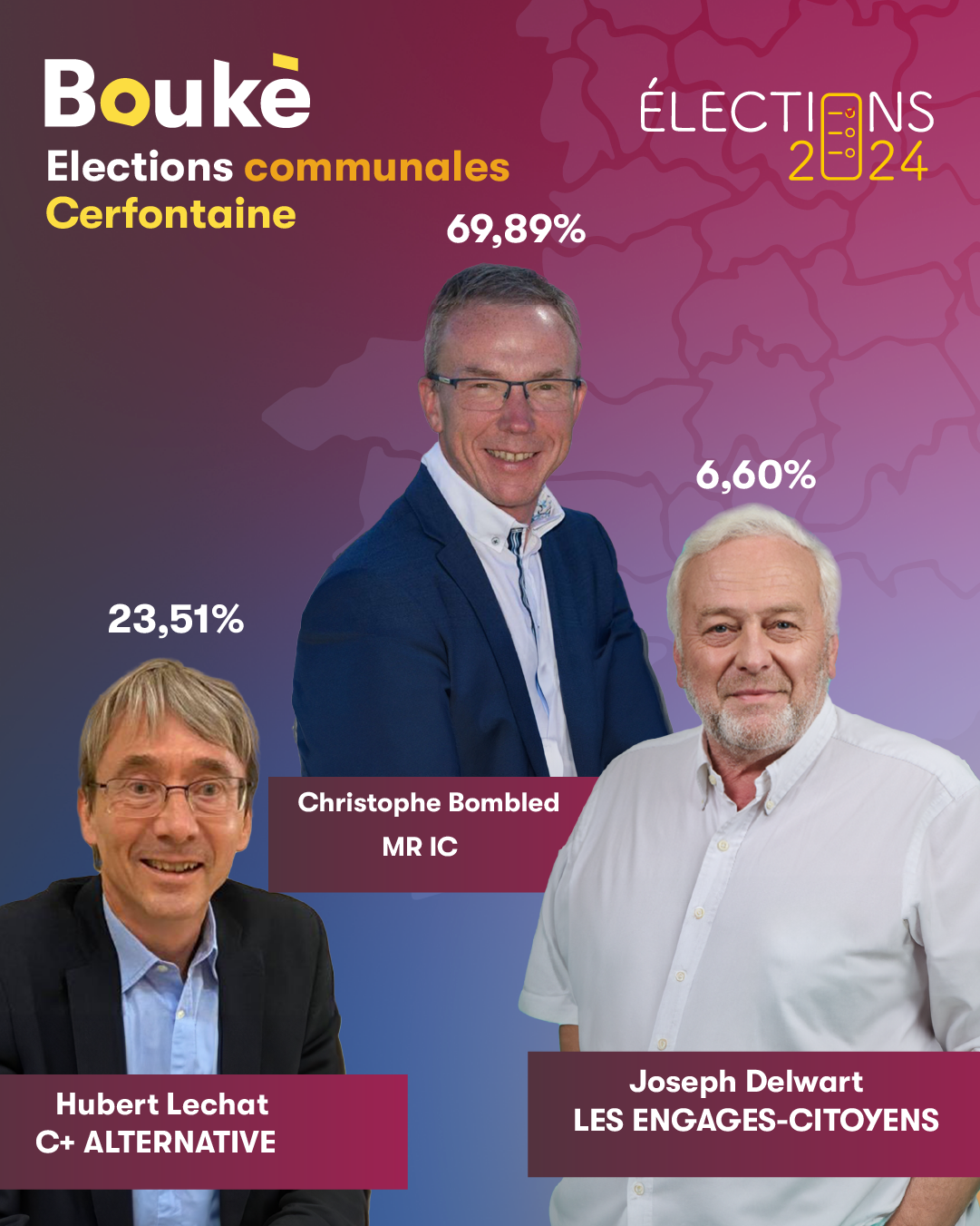 Mise à jour - voici les résultats définitifs pour les élections communales à Cerfontaine