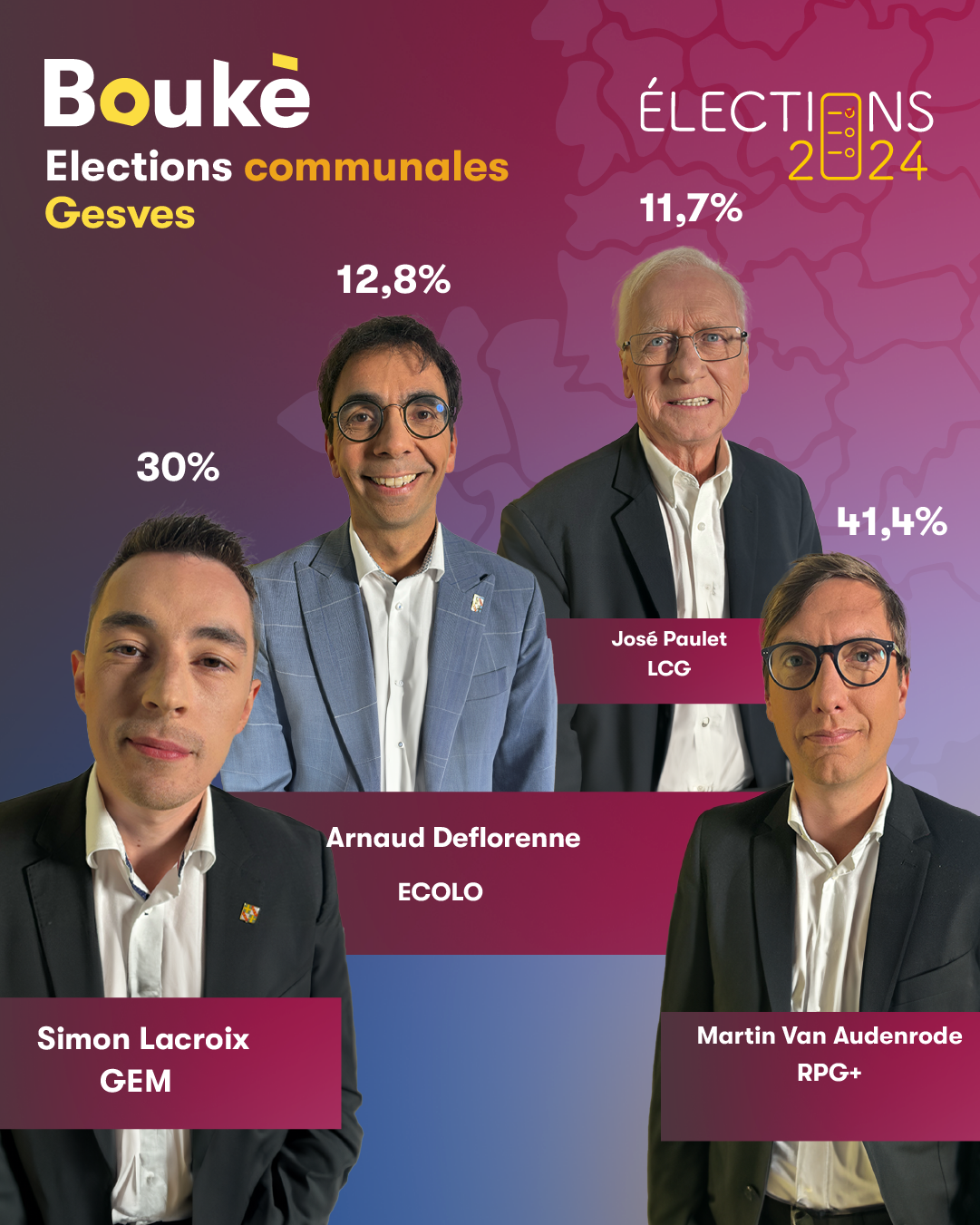 Gesves : voici les résultats définitifs pour les élections communales