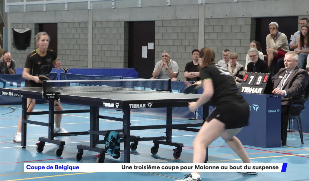 Une troisième coupe consécutive pour Malonne !