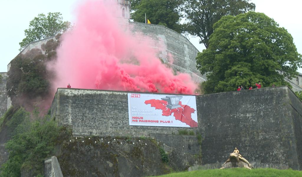 Namur : la FGTB manifeste contre les mesures d'austérité européennes