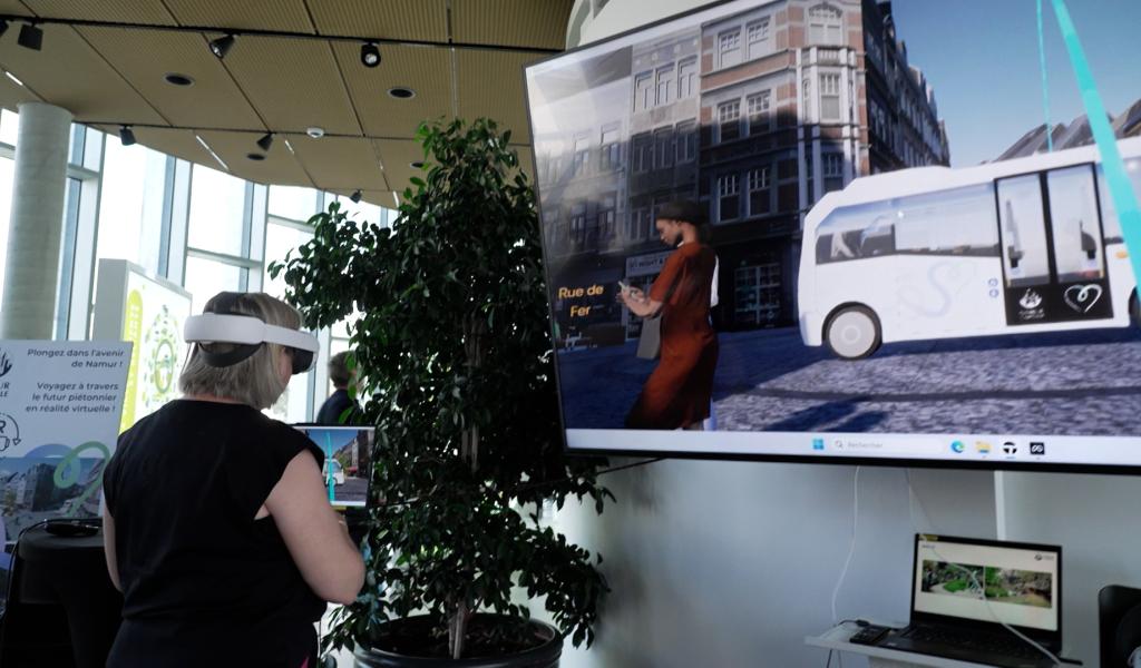 Une immersion virtuelle dans le futur piétonnier de Namur