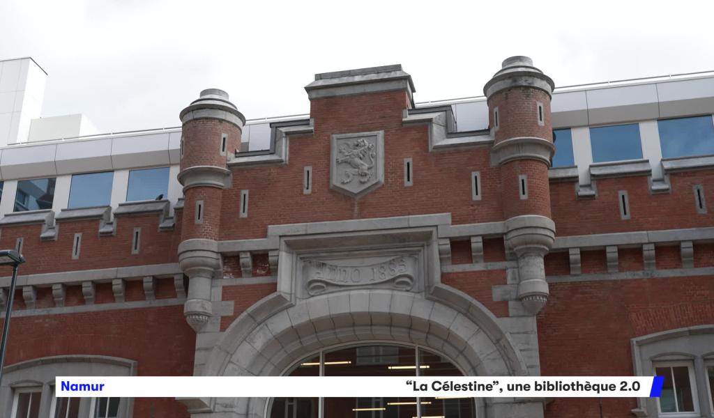 La Célestine : la nouvelle bibliothèque de Namur ouvre ses portes