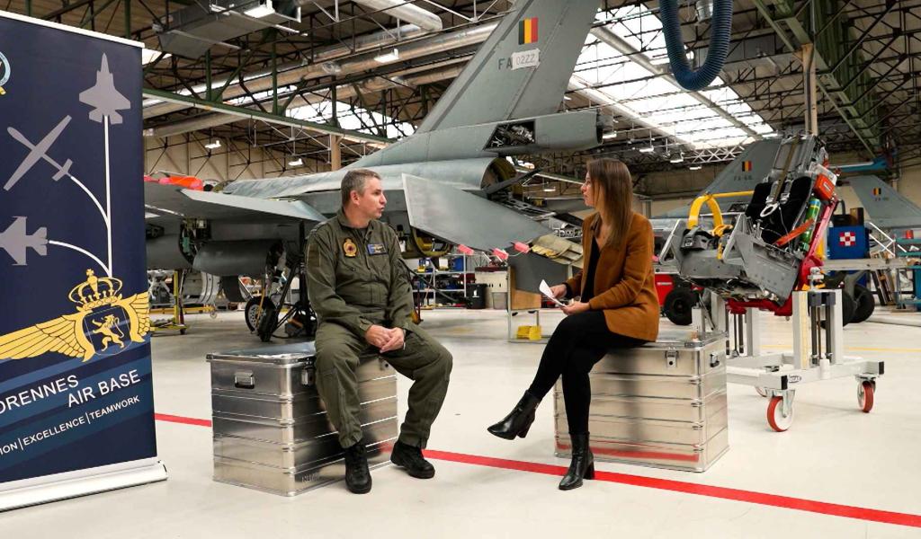 Base Aérienne de Florennes - Rencontre avec le nouveau commandant de la base