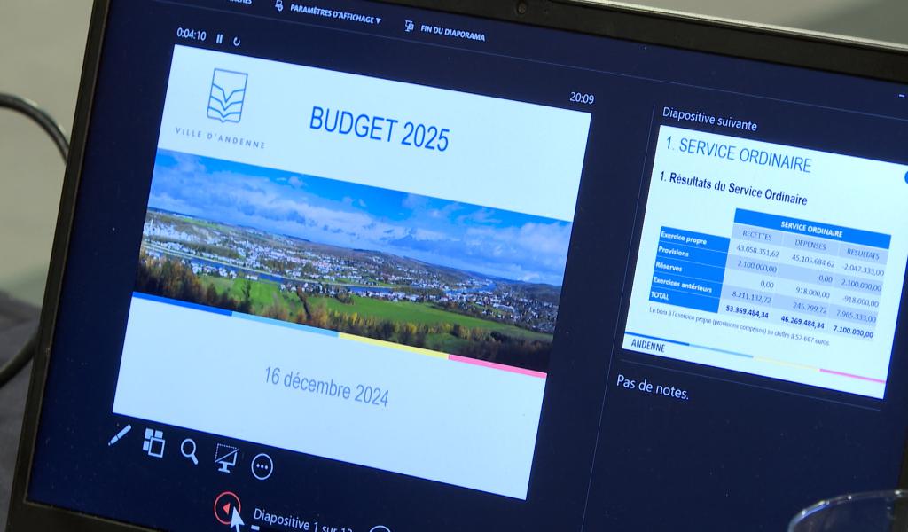 Un budget 2025 dans l'austérité pour Andenne