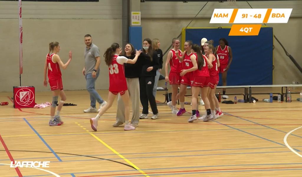 Coupe AWBB : Les U19 du Basket Namur Capitale se hissent en finale au détriment d'East Belgium BDA