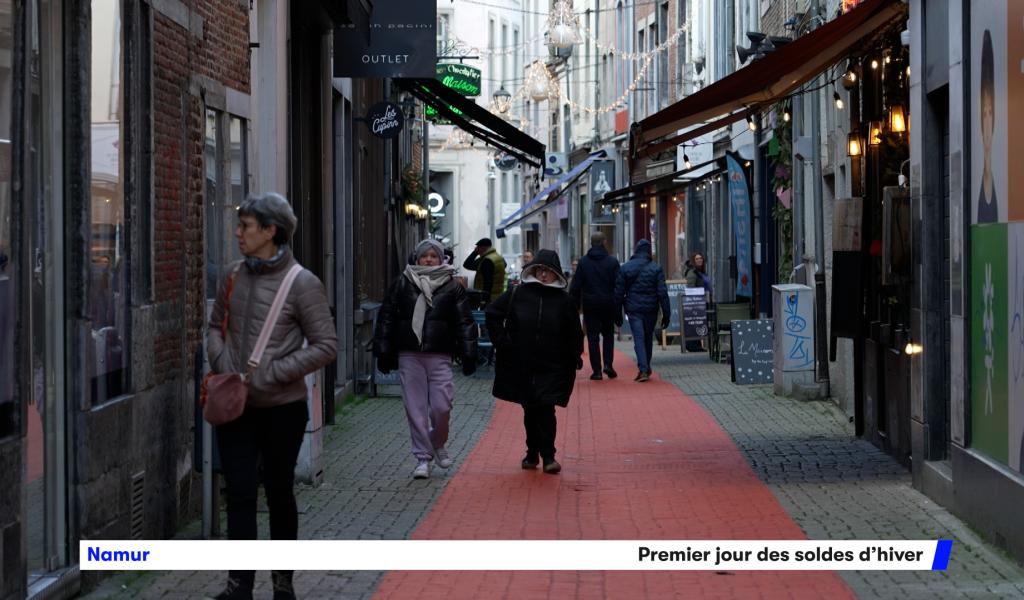 Namur : premier jour des soldes d'hiver