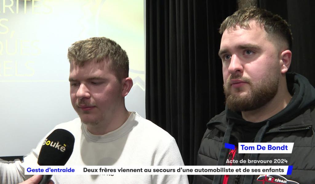 Deux frères ont été récompensé pour leur acte de bravoure