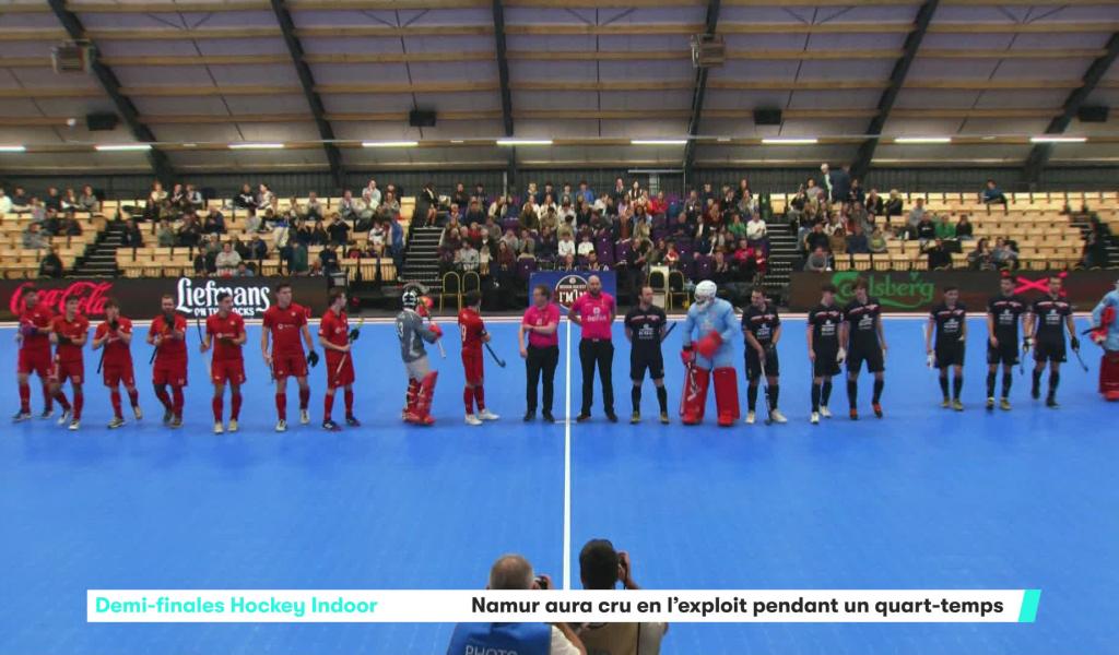 Demi-finale de Hockey Indoor : Namur y aura cru pendant un quart-temps mais le Léo était trop fort