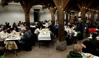L'iftar, le repas partagé par 500 musulmans de Namur