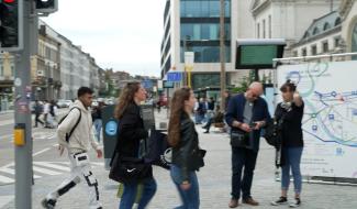 Inauguration de la place de la Station à Namur