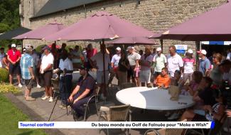 Beaucoup de personnalités s'étaient réunies au golf de Falnuée pour la bonne cause