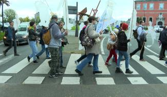 Actions à Namur pour la journée internationale pour l'élimination de la pauvreté