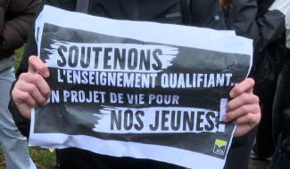 Ils ne veulent pas de la réforme de l'enseignement qualifiant !