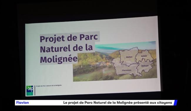 Flavion : le projet de Parc Naturel de la Molignée présenté aux citoyens