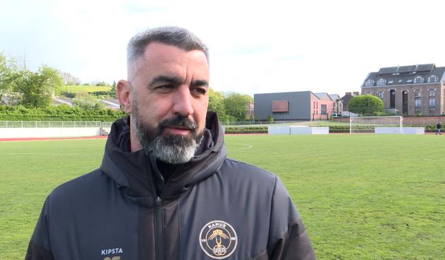 Un coach tout sourire, et un capitaine buteur après la très belle victoire de l'Union Namur