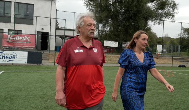 P1 : Benoît Roels et Caroline Adgie, deux fidèles bénévoles du club de Wépion qui retrouve l'élite provinciale