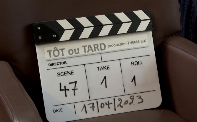 Cinéma: tournage d'un film à Malonne