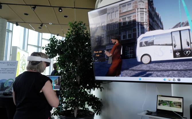 Une immersion virtuelle dans le futur piétonnier de Namur