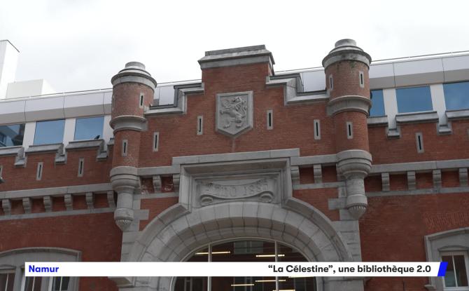 La Célestine : la nouvelle bibliothèque de Namur ouvre ses portes