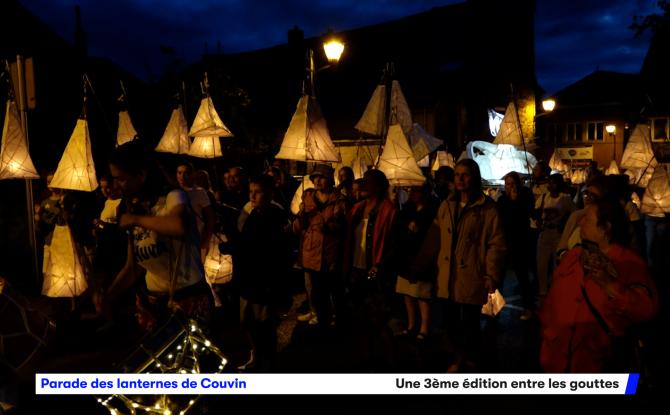 Parade des lanternes : Couvin illuminée malgré la pluie