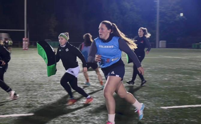 Rencontre avec la Vedrinoise Clotilde Toussaint, joueuse de l’équipe nationale de rugby