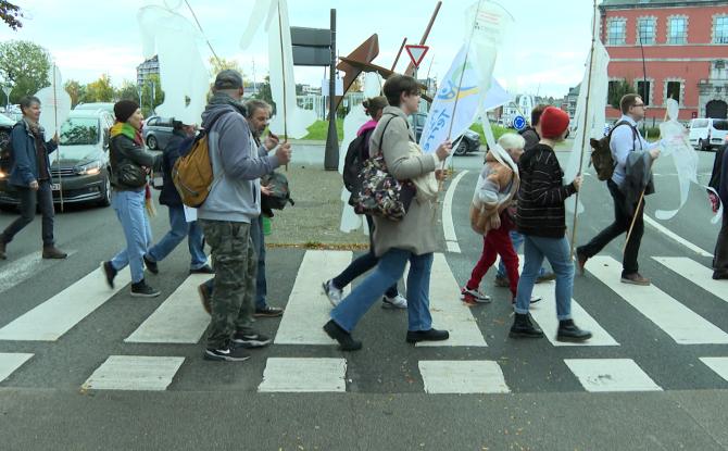 Actions à Namur pour la journée internationale pour l'élimination de la pauvreté